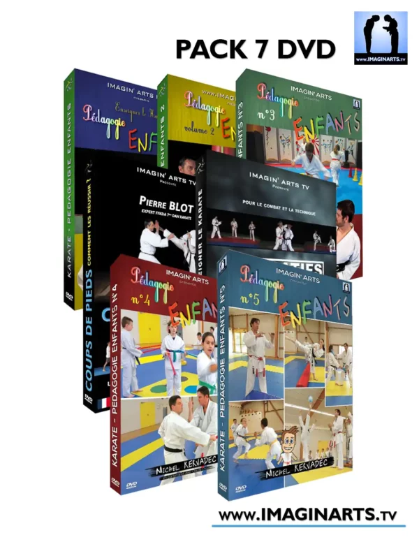 Pack 7 DVD Enseigner les arts martiaux