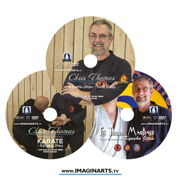 pack 3 DVD kyusho avec Chris Thomas