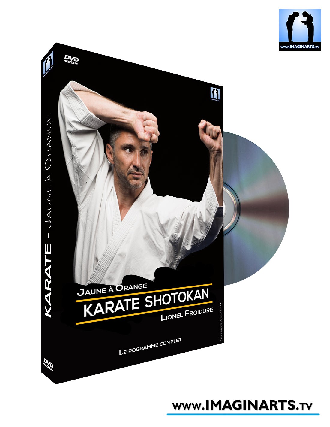 Cours de karat shotokan ceinture jaune orange