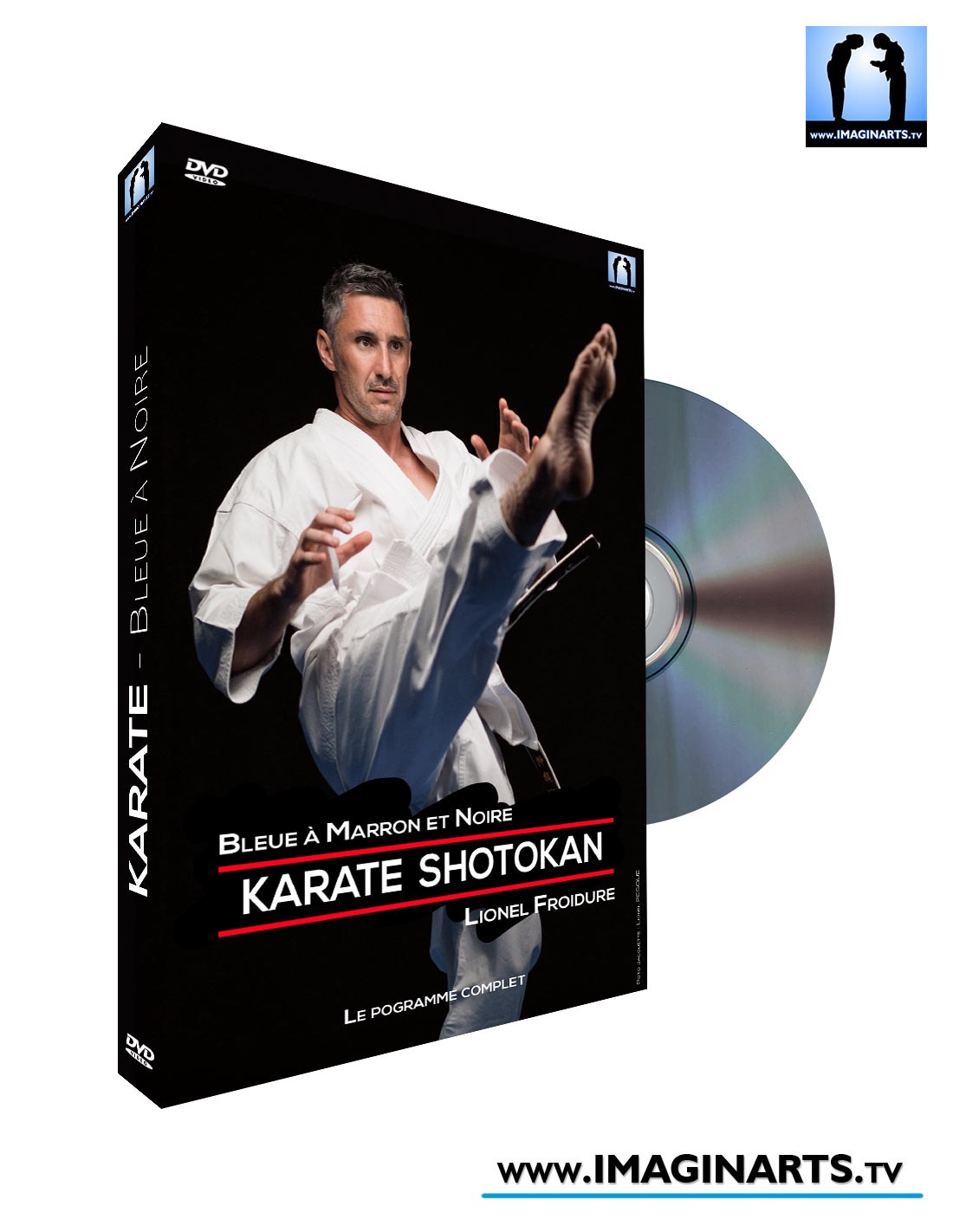 Cours de karat shotokan Ceinture bleue marron noire avec Lionel