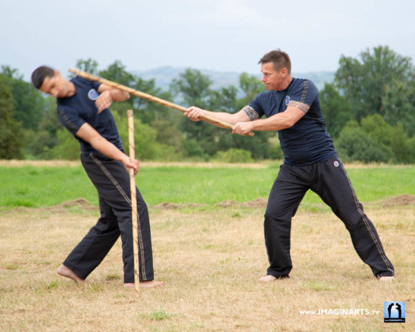 baton long contre mimar en arnis kali avec Master Dani Faynot