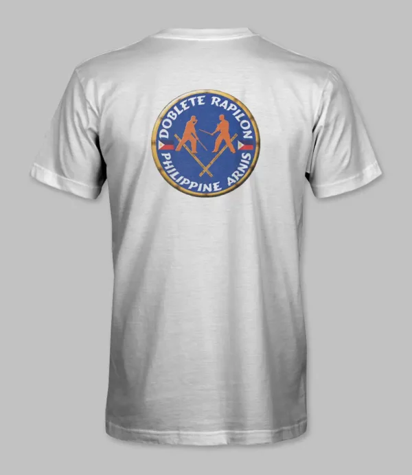 T-Shirt Blanc Classic Arnis Doblete Rapilon – Image 2